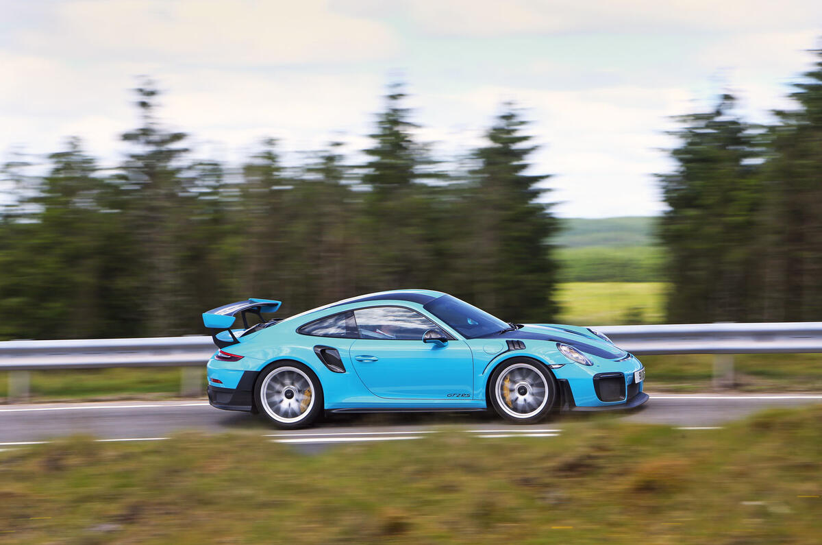 Road test rewind Porsche 911 GT2 RS - side