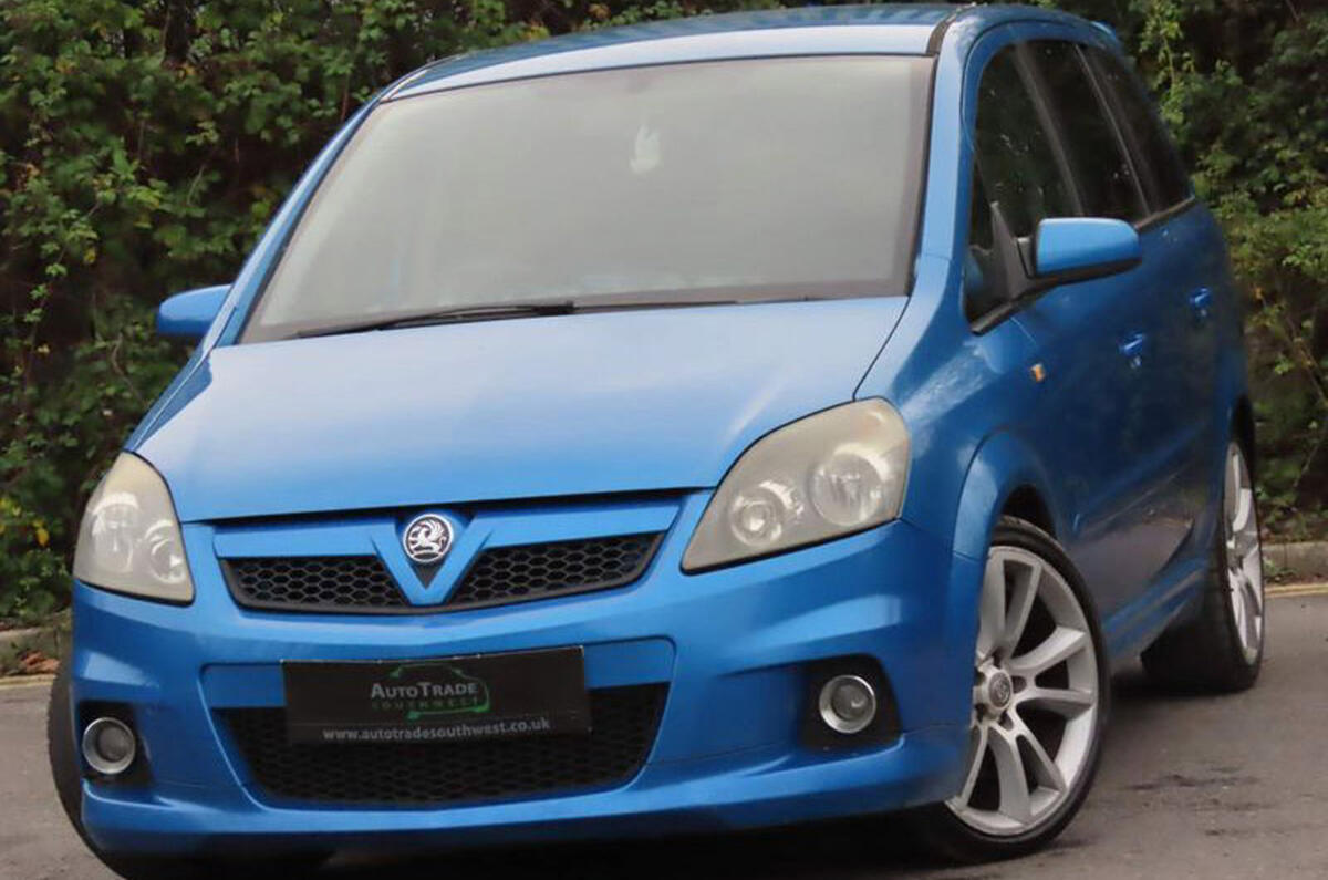 98 take or leave Vauxhall Zafira vxr one we found
