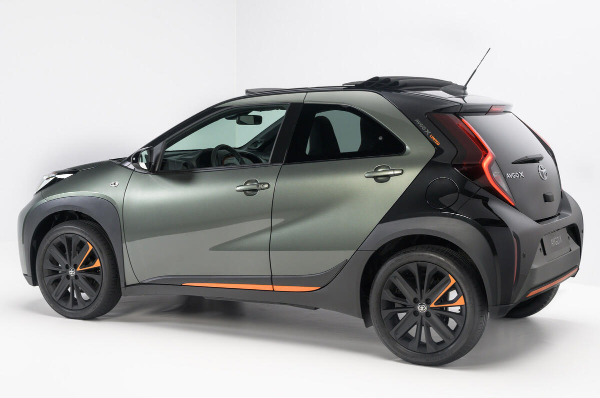 98 Toyota Aygo X 2022 official images rear