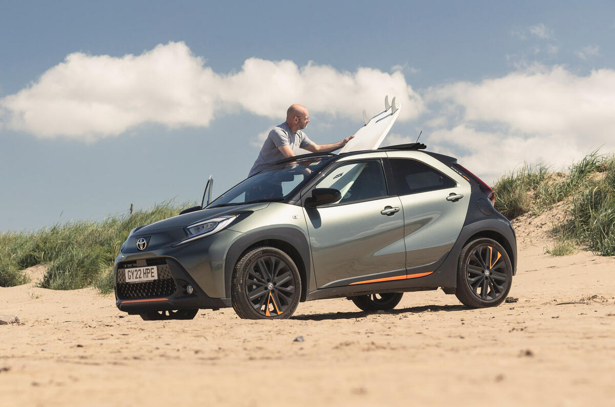 98 toyota aygo x side profile surfboard