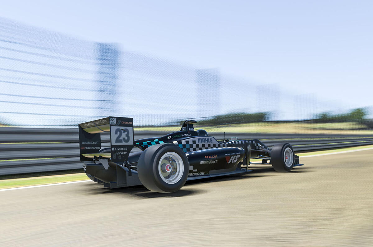 VCO proSIM racing series preseason - rear VCO proSIM racing series preseason - rear