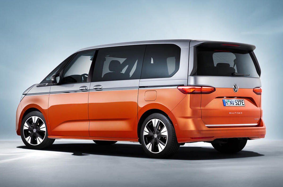 98 volkswagen multivan t7 2021 official images hero rear