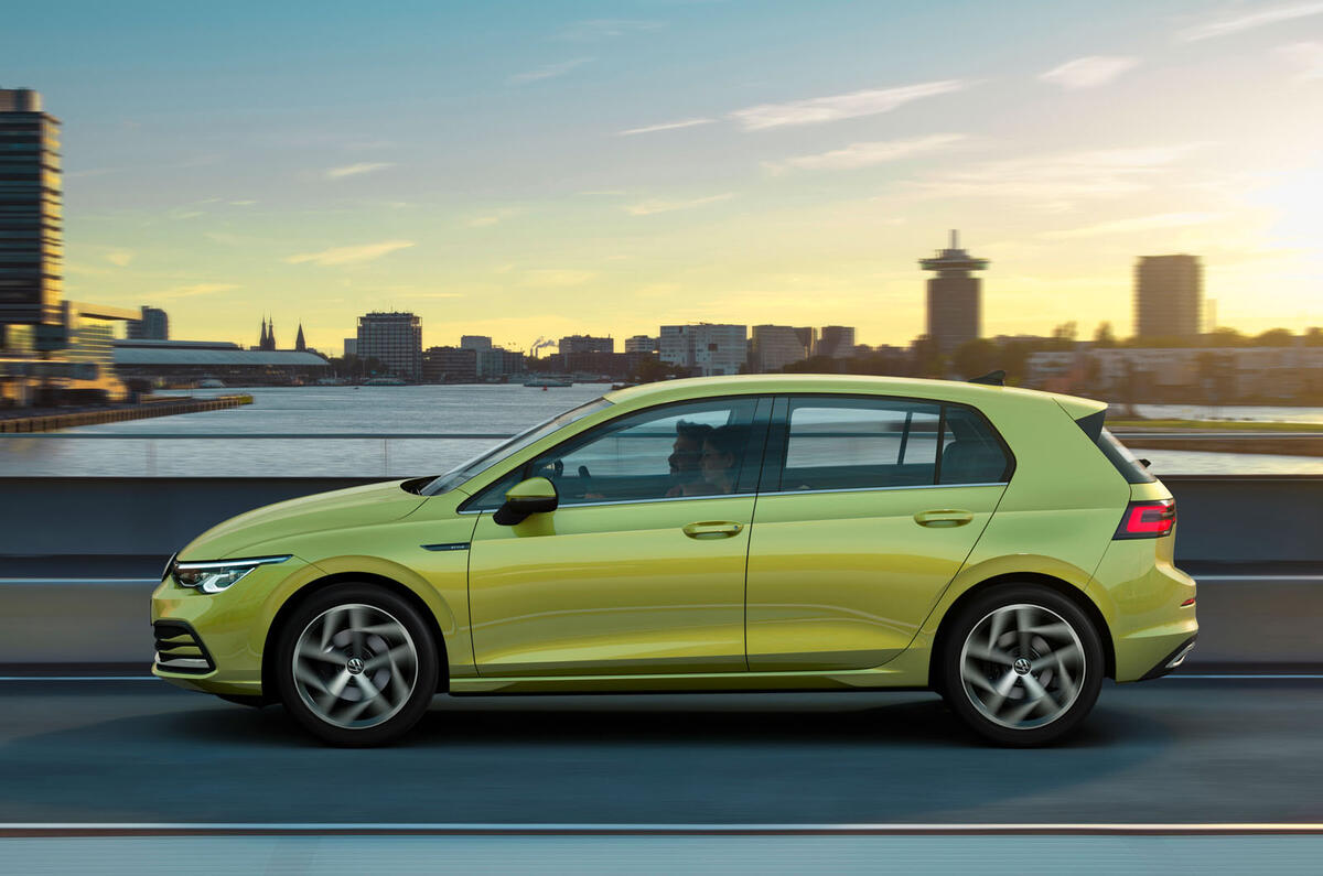 2020 Volkswagen Golf Mk8 official press - hero side