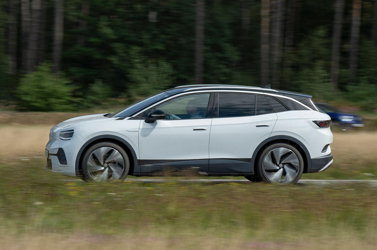 2021 Volkswagen ID 4 prototype drive - hero side