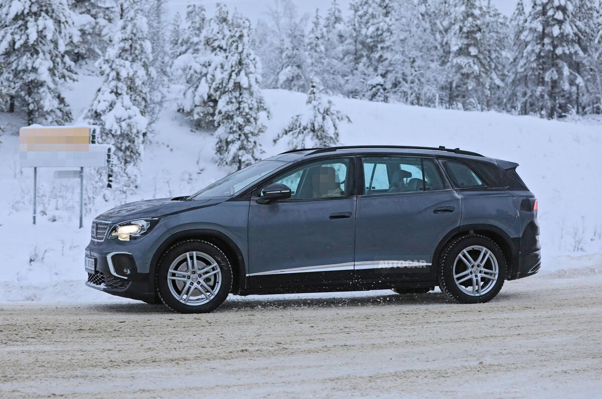 96 VW ID 7 spies winter 2020 back 96 VW ID 7 spies winter 2020 back