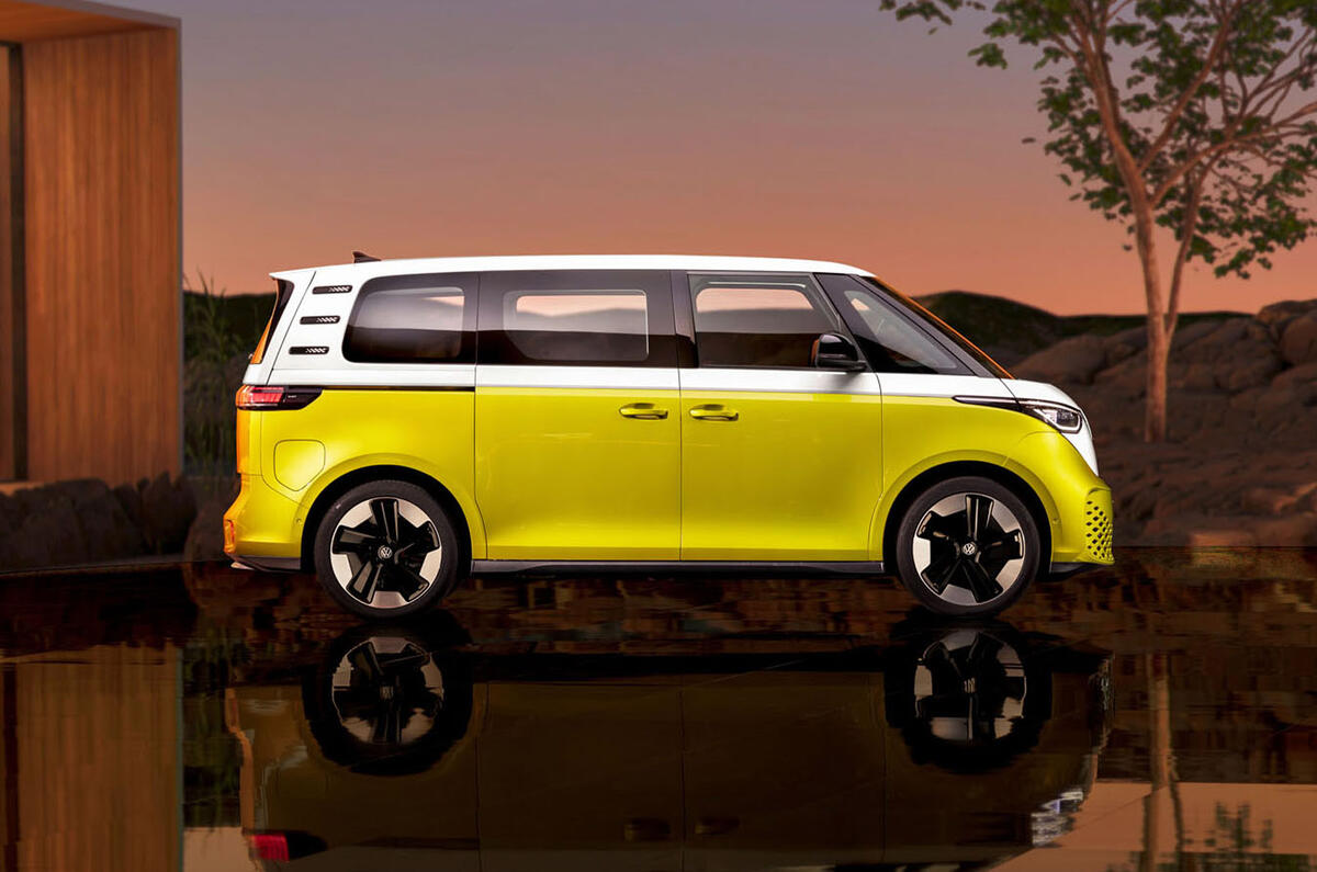 98 VW ID Buzz 2022 official reveal side 98 VW ID Buzz 2022 official reveal side