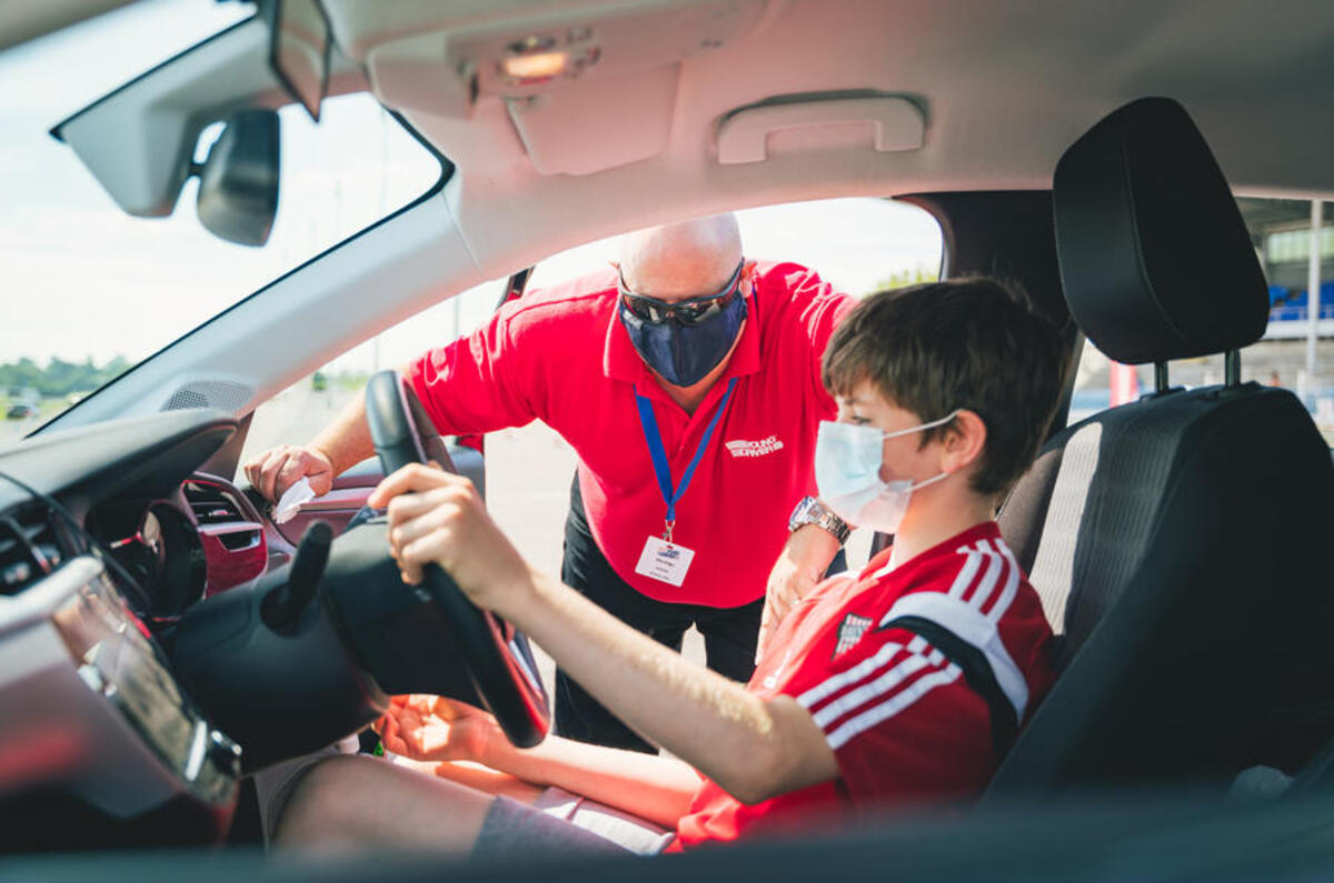 98 young drivers course driving