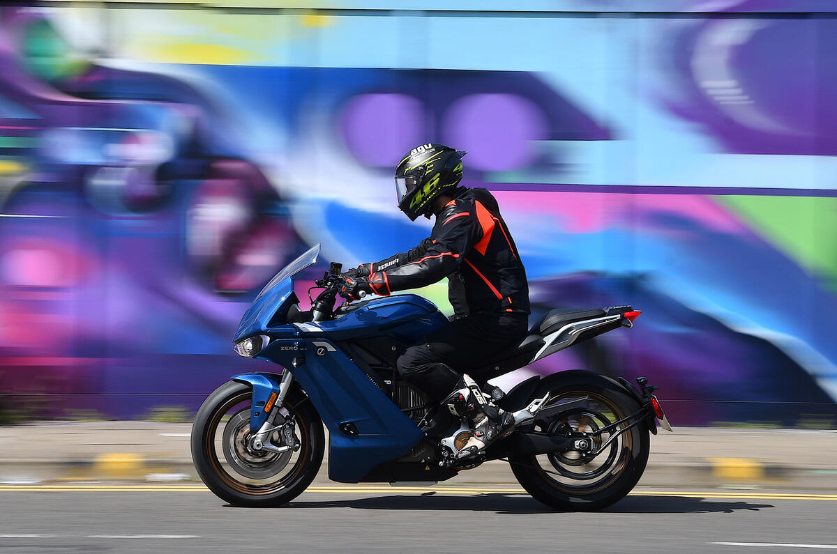 In terms of torque, that's almost double that of a Honda Fireblade