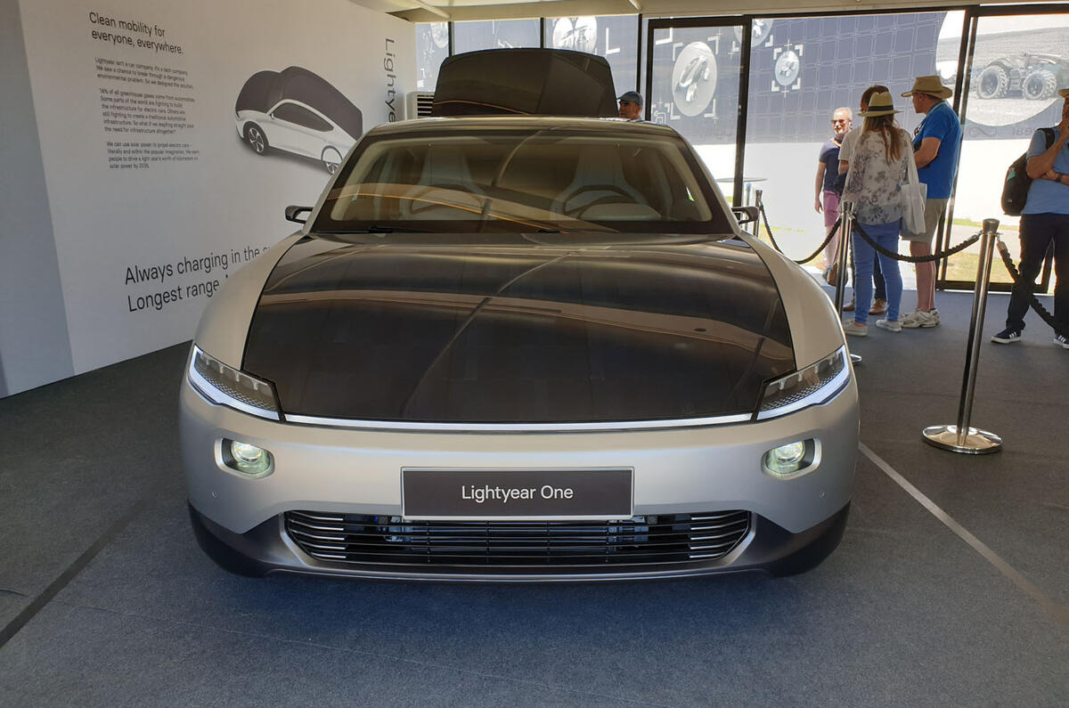 Lightyear One at Goodwood 2019 - nose
