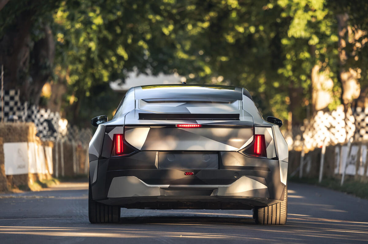 98 Polestar 5 rear goodwood 98 Polestar 5 rear goodwood