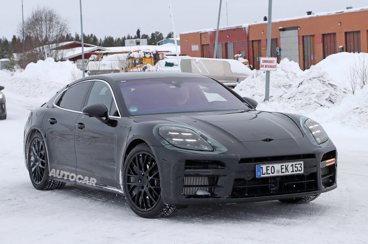 99 2023 porsche panamera spies Mar 22 lead