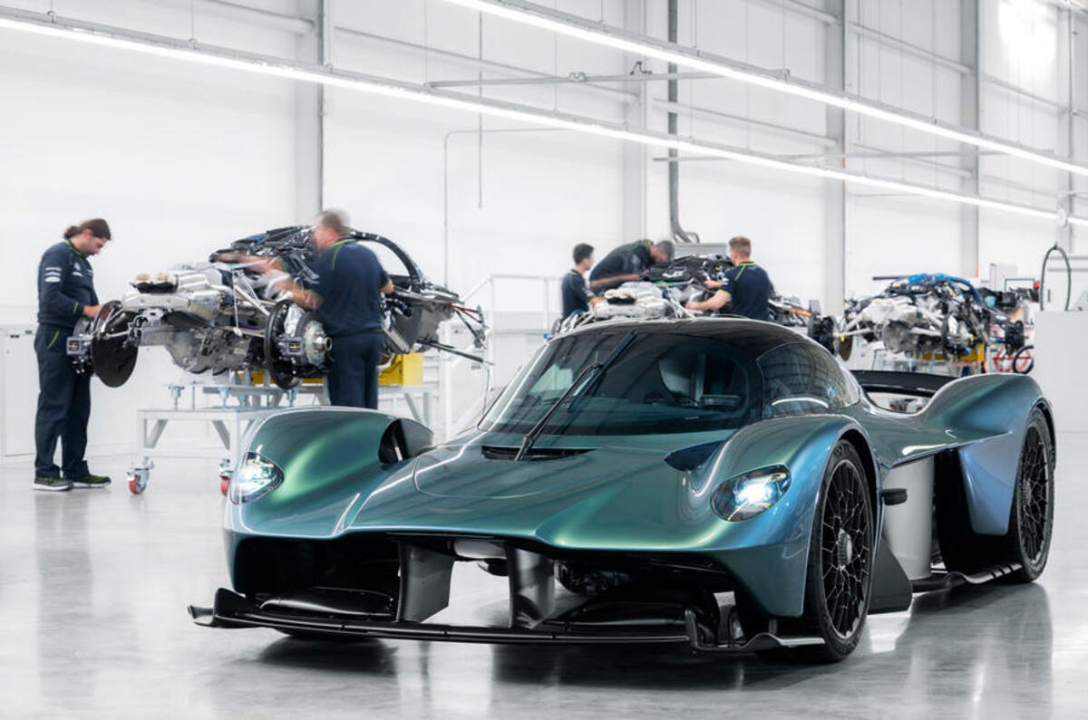 99 aston valkyrie first customer car lead