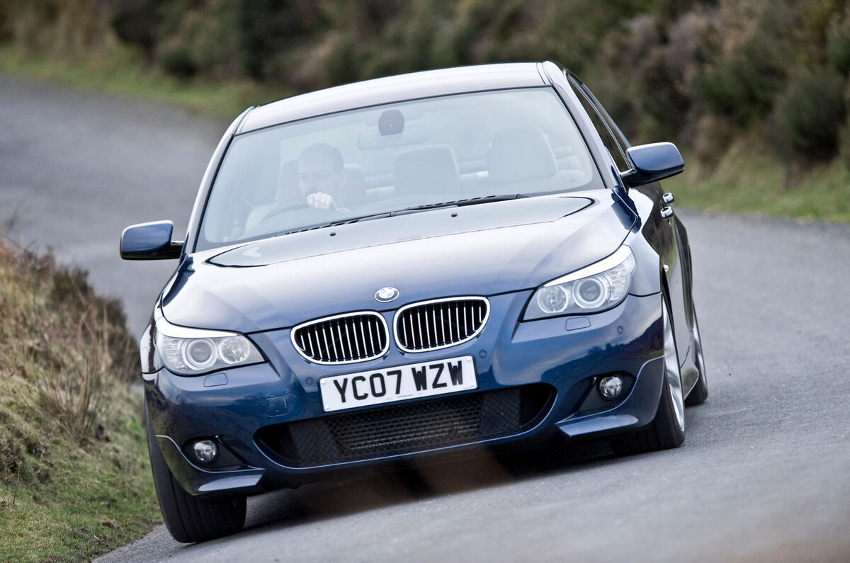 BMW 5 Series E60 road test rewind - hero front