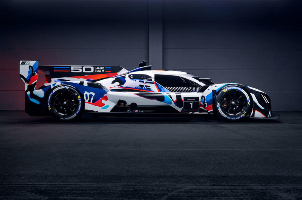 99 bmw m hybrid v8 lmdh racer side right 