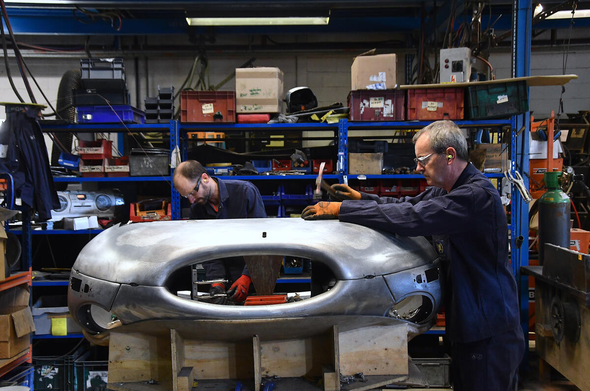 99 British Motor Heritage factory visit 2021 lead