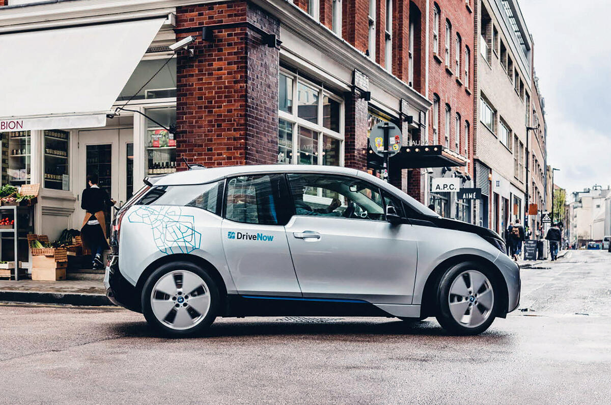 Car Sharing schemes - Drivenow BMW i3