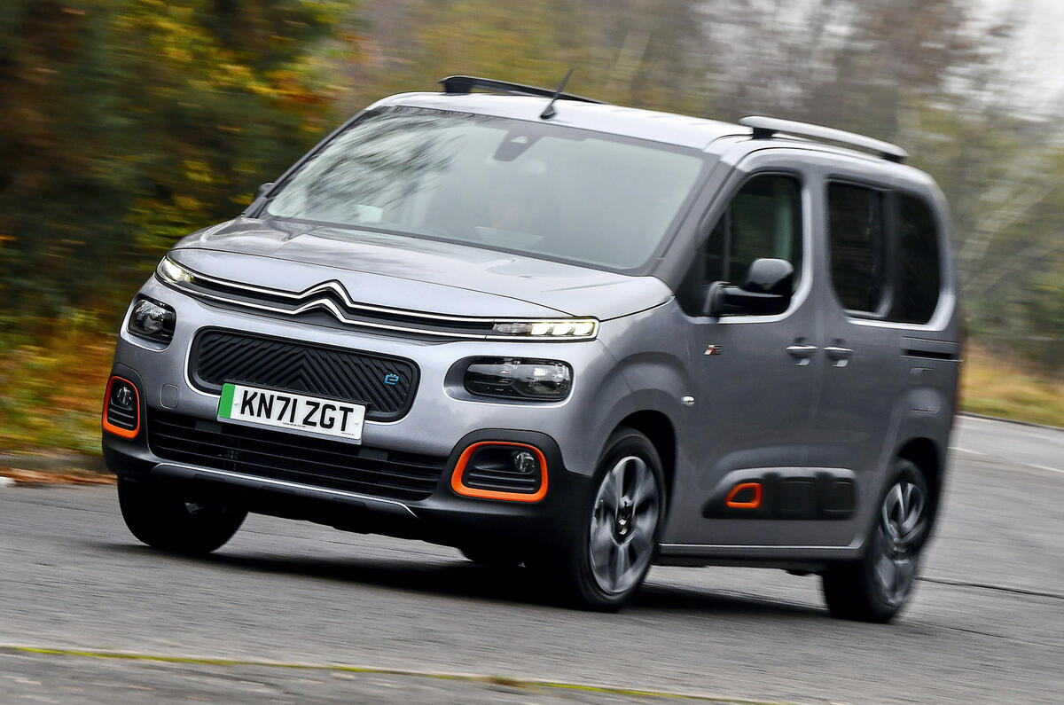 99 citroen e berlingo front cornering