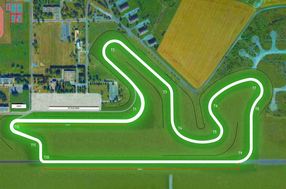 99 Couvron Eco Circuit map