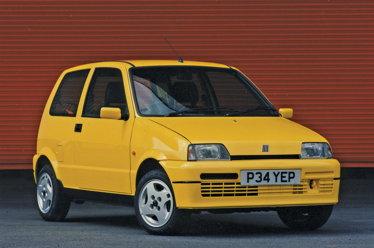 99 fiat cinquecento sporting front quarter