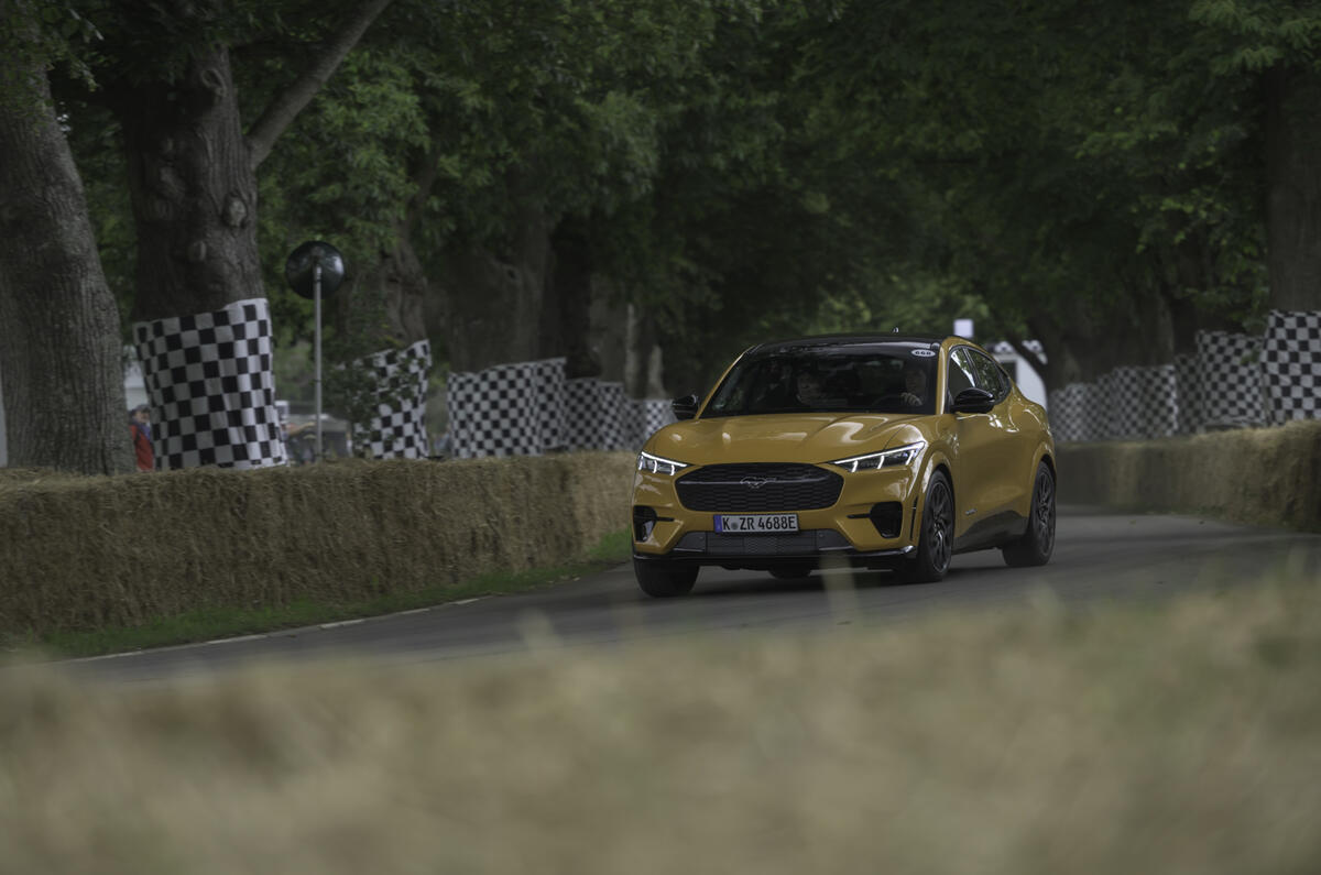 99 ford mustang mach e gt goodwood front