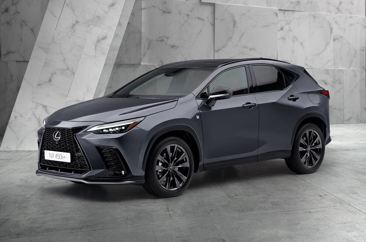 99 Lexus NX 450h+ 2021 official reveal front