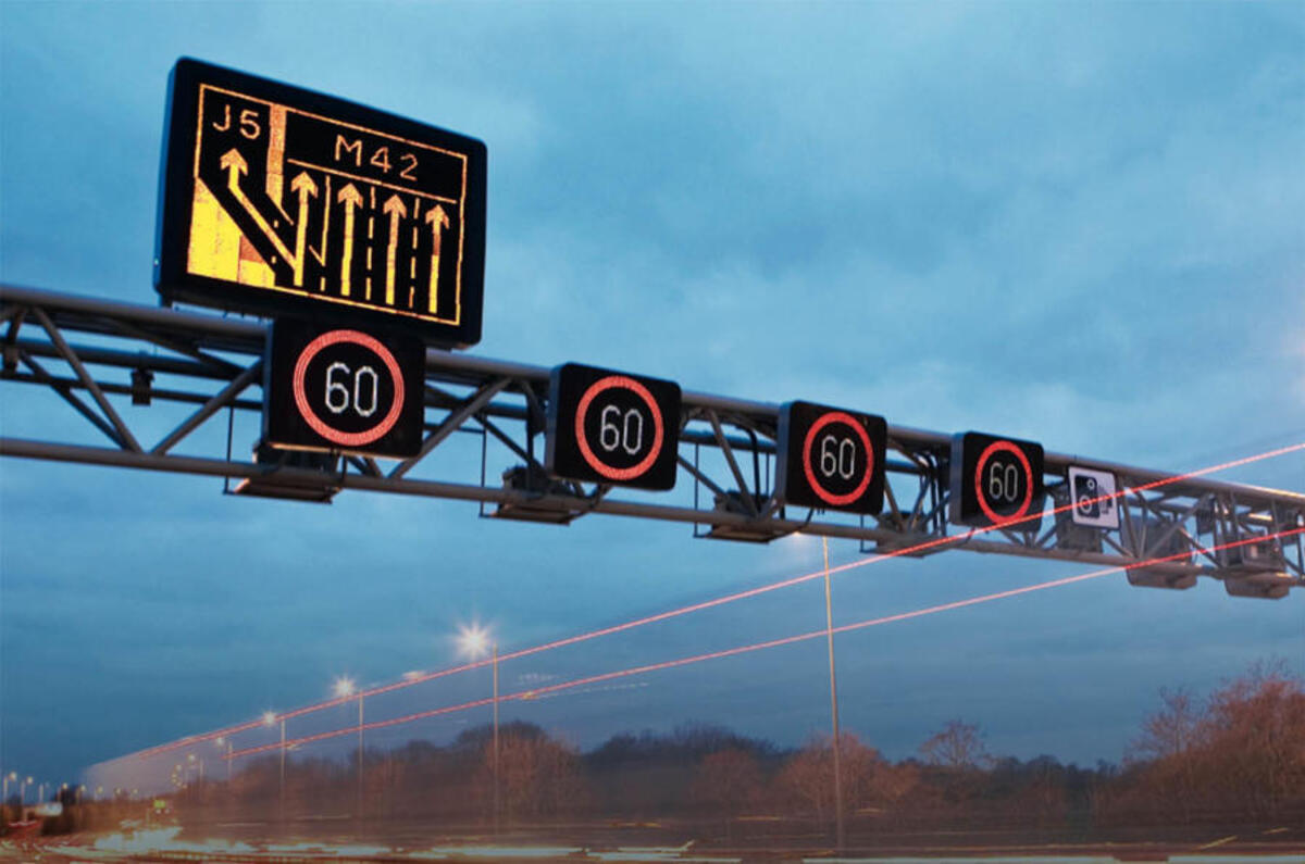 Smart motorway 60mph limit