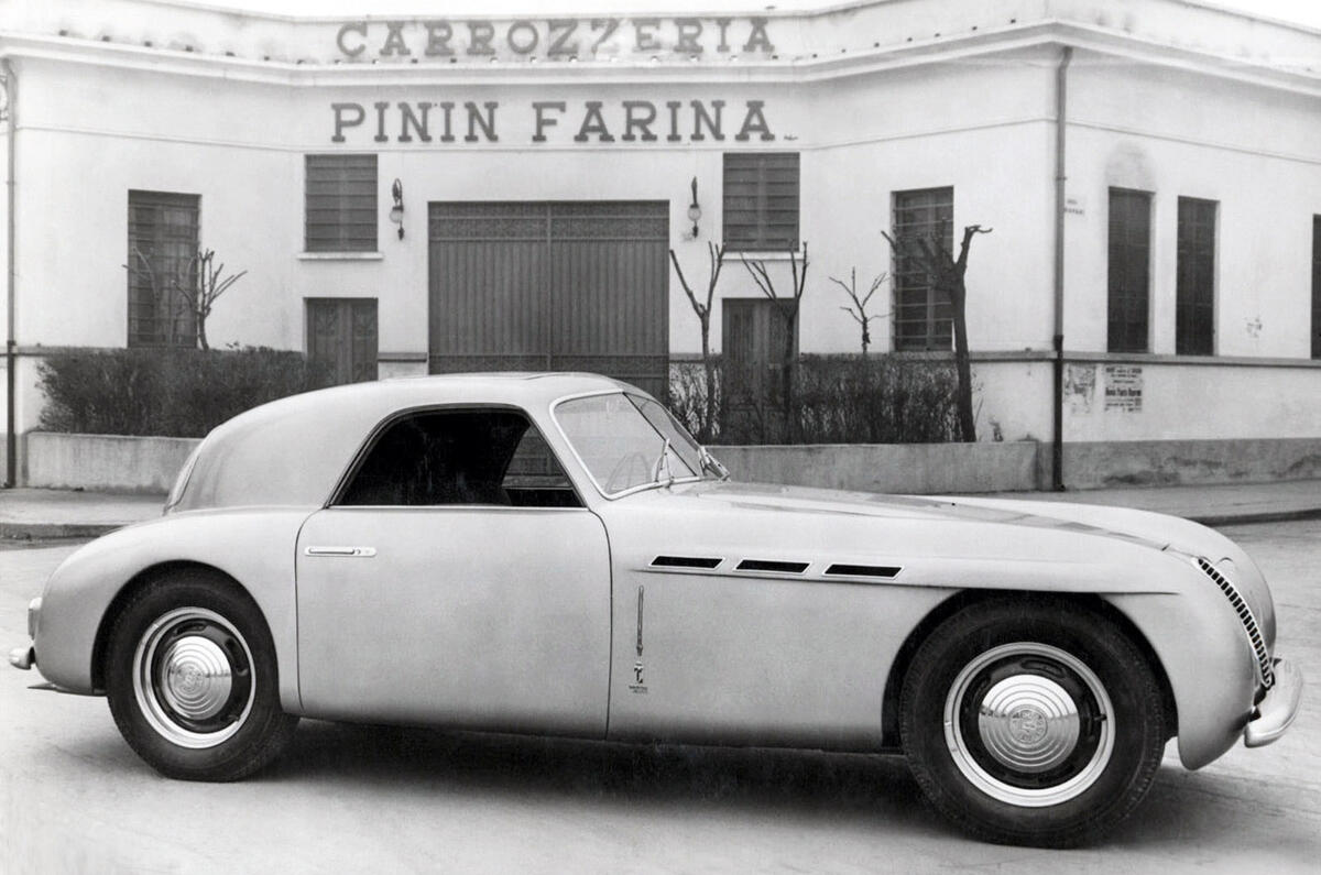 99 Maserati A61500 Prototipo No1 Ginevra side profile