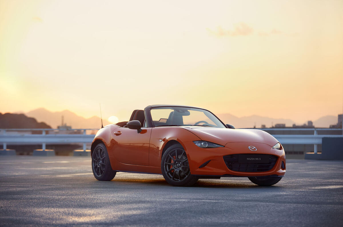 Mazda MX-5 30th Anniversary edition 2019 press photos - hero front