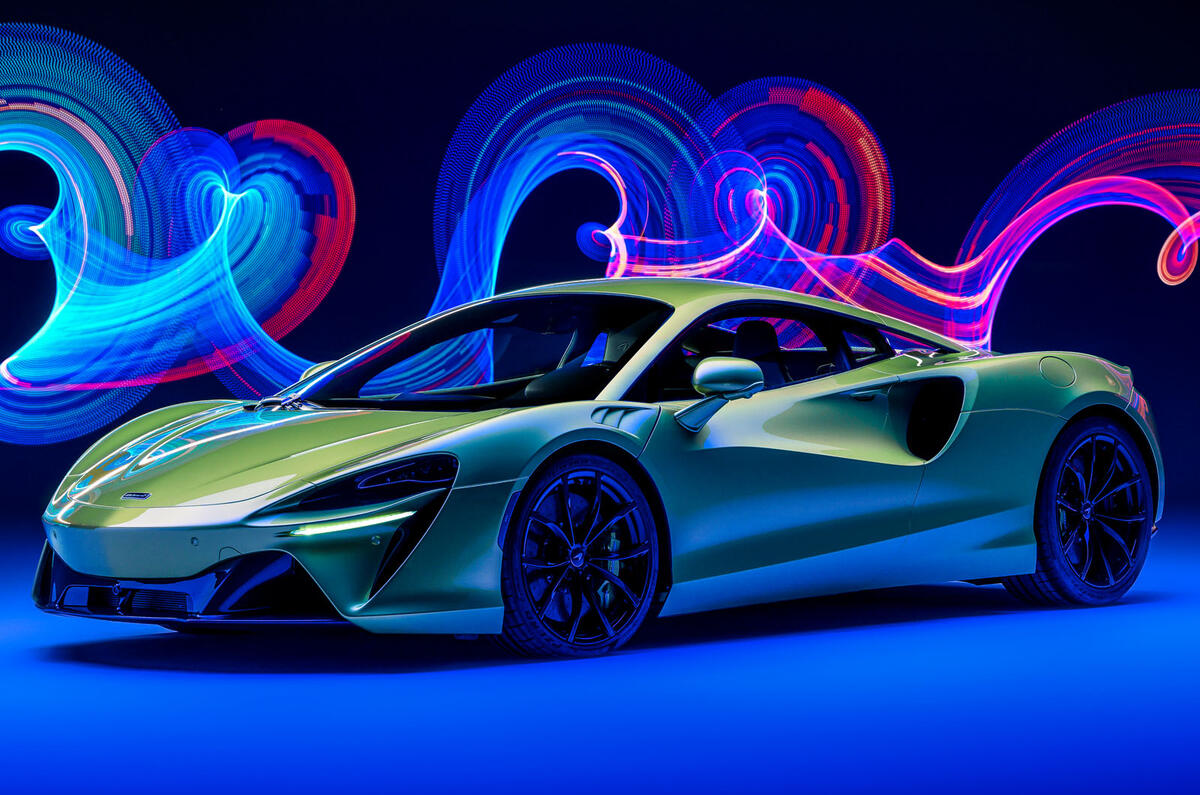 99 McLaren Artura 2021 Autocar images studio front edit 99 McLaren Artura 2021 Autocar images studio front edit