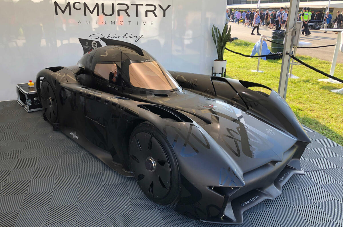 99 McMurtry fan car 2021 Goodwood front 99 McMurtry fan car 2021 Goodwood front