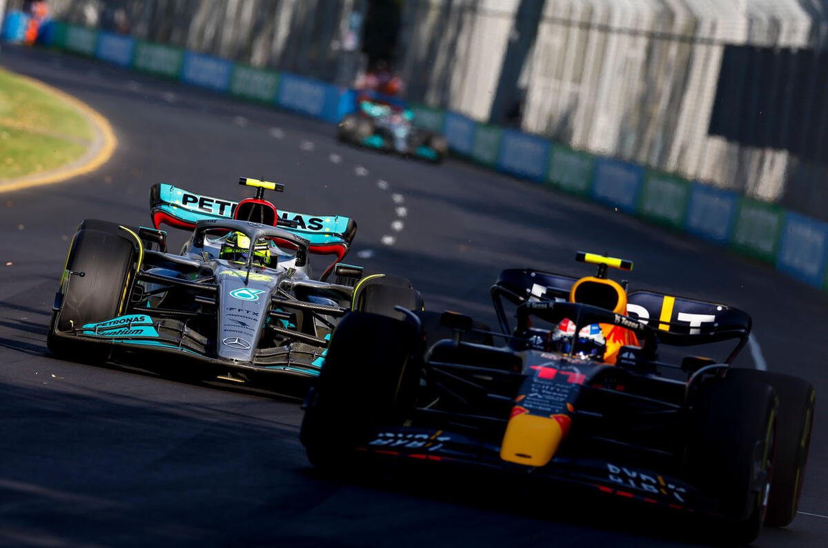 99 Mercedes Red Bull F1 2022 Australia