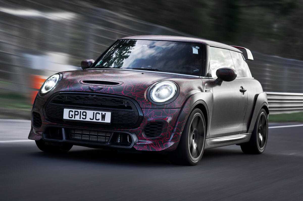 Mini John Cooper Works GP 2020 prototype official images - hero