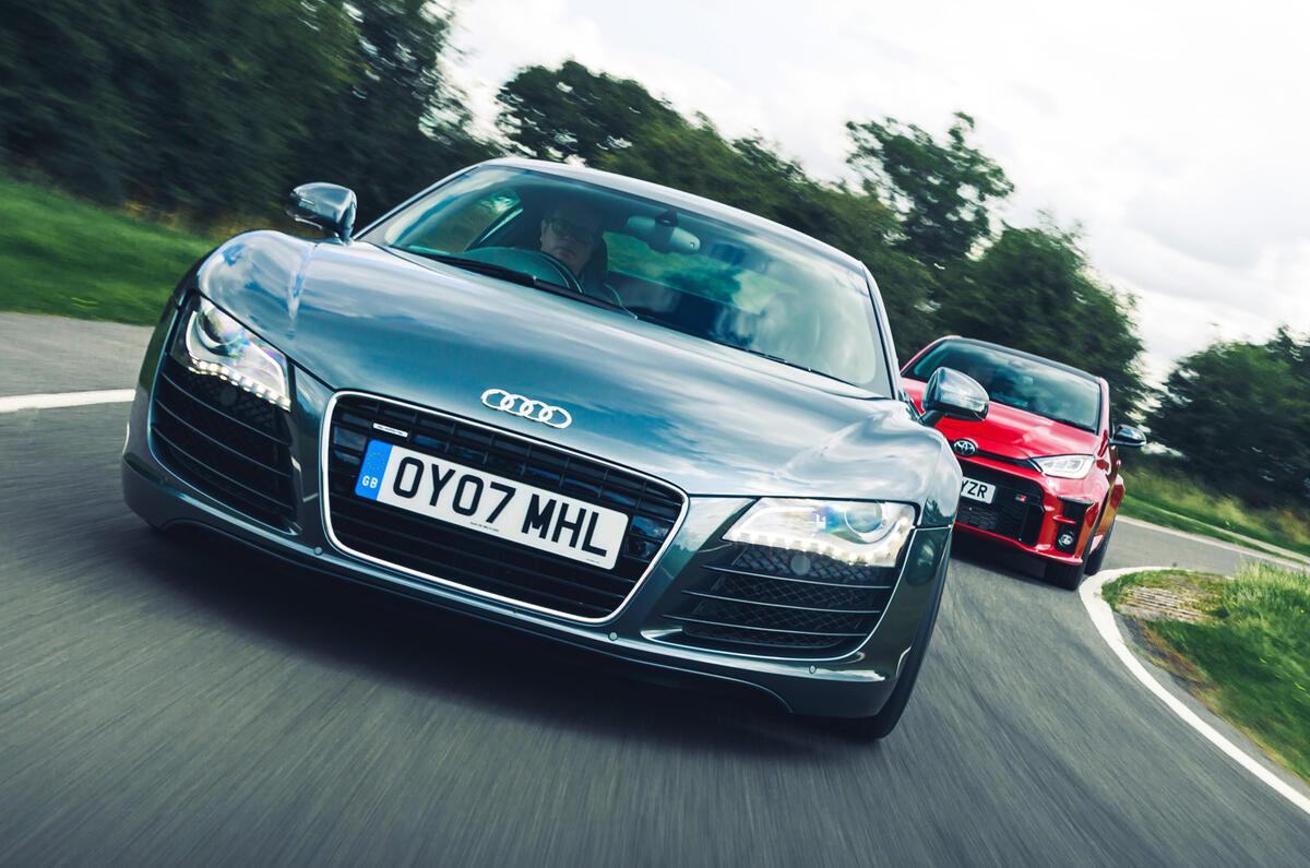 99 new GR Yaris vs used R8 lead 99 new GR Yaris vs used R8 lead