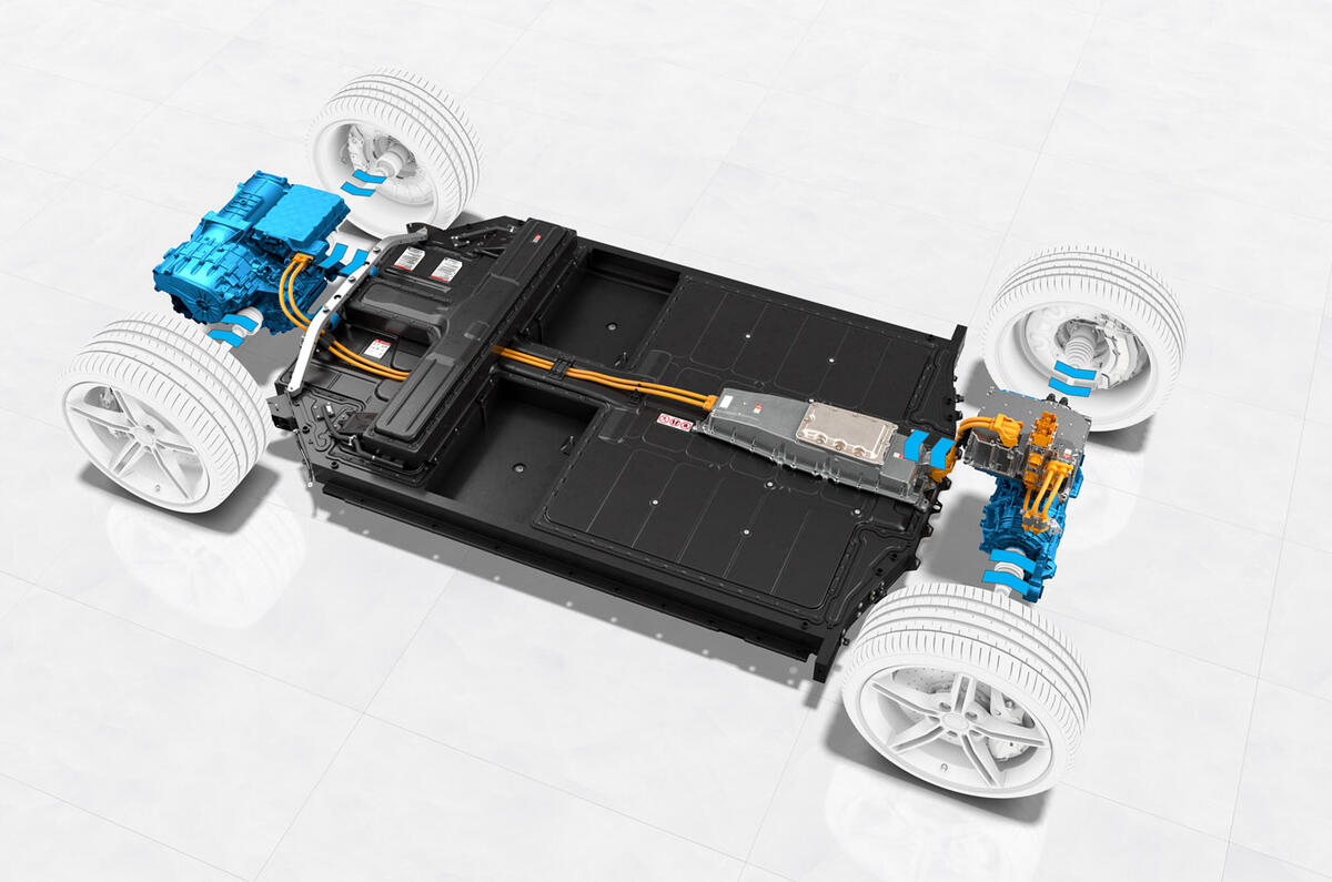 99 porche taycan chassis