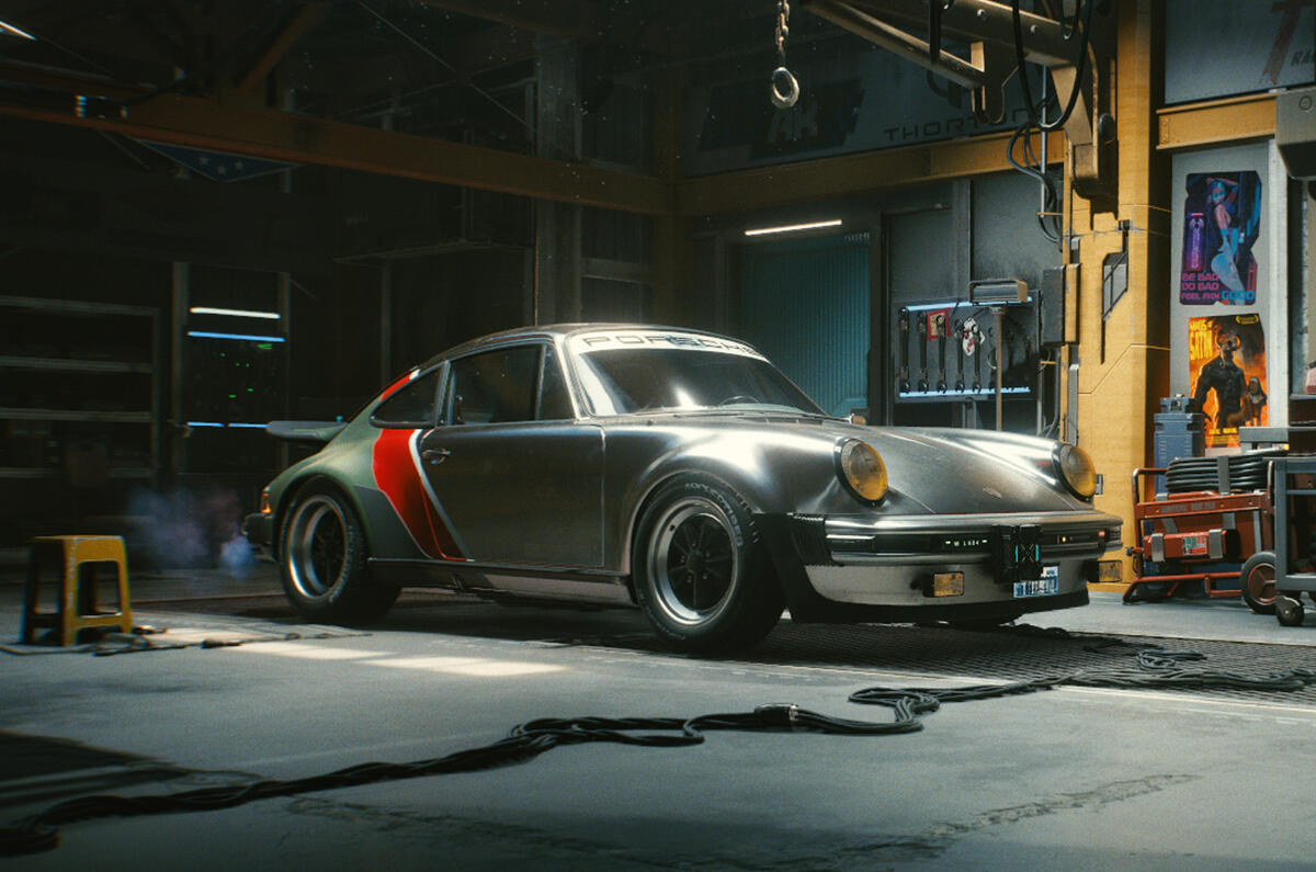 Porsche 911 Cyberpunk 2077 tie-in - hero front