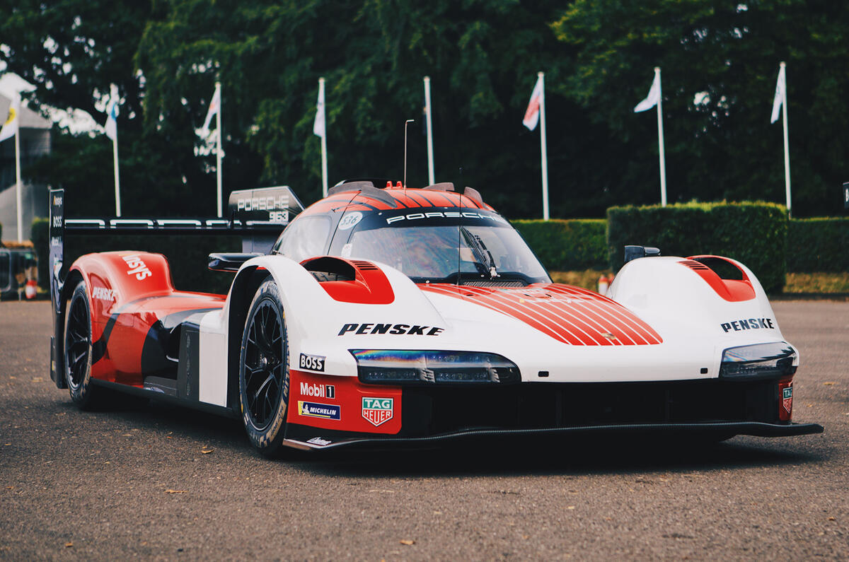 99 porsche 963 goodwood hill front 99 porsche 963 goodwood hill front