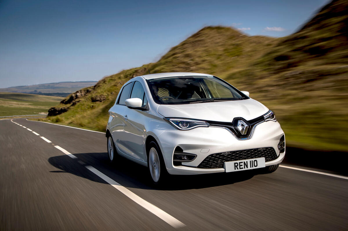Renault Zoe van 2020 official images - hero front