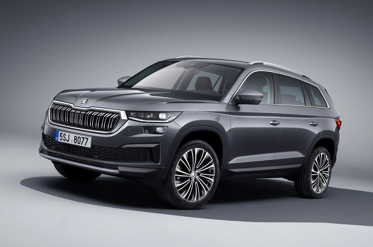 99 Skoda Kodiaq MY2021 facelift official images hero front