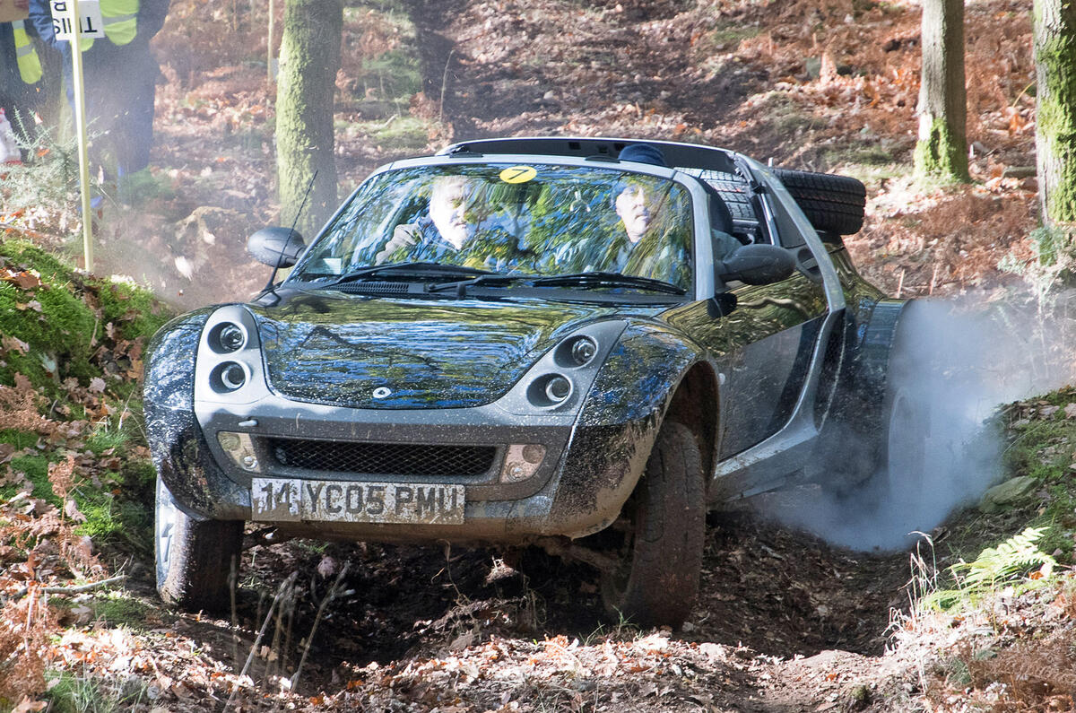 99 smart roadster front trial