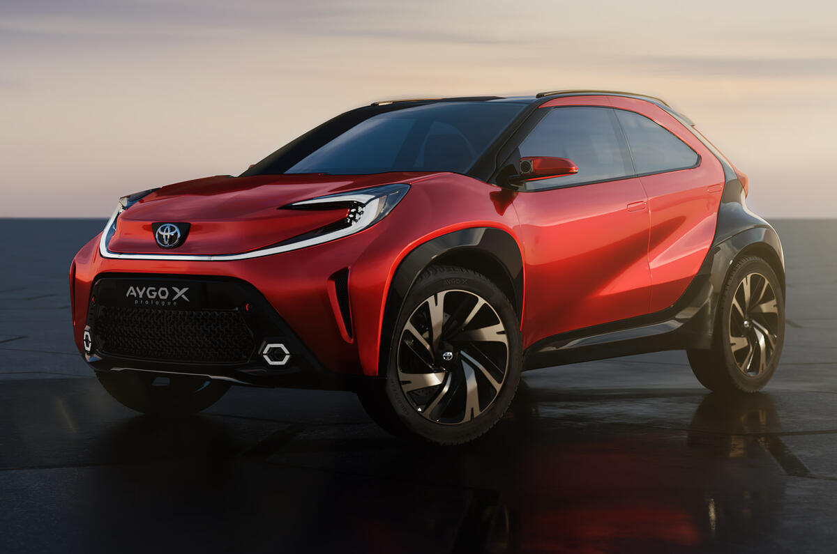 99 Toyota Aygo X Prologue 2021 concept official images hero front 99 Toyota Aygo X Prologue 2021 concept official images hero front