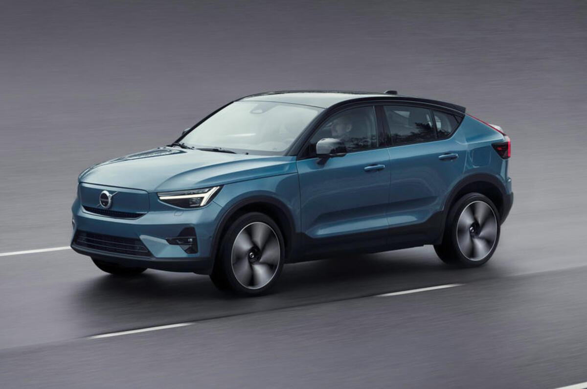 99 volvo c40 recharge 2021 official images hero front