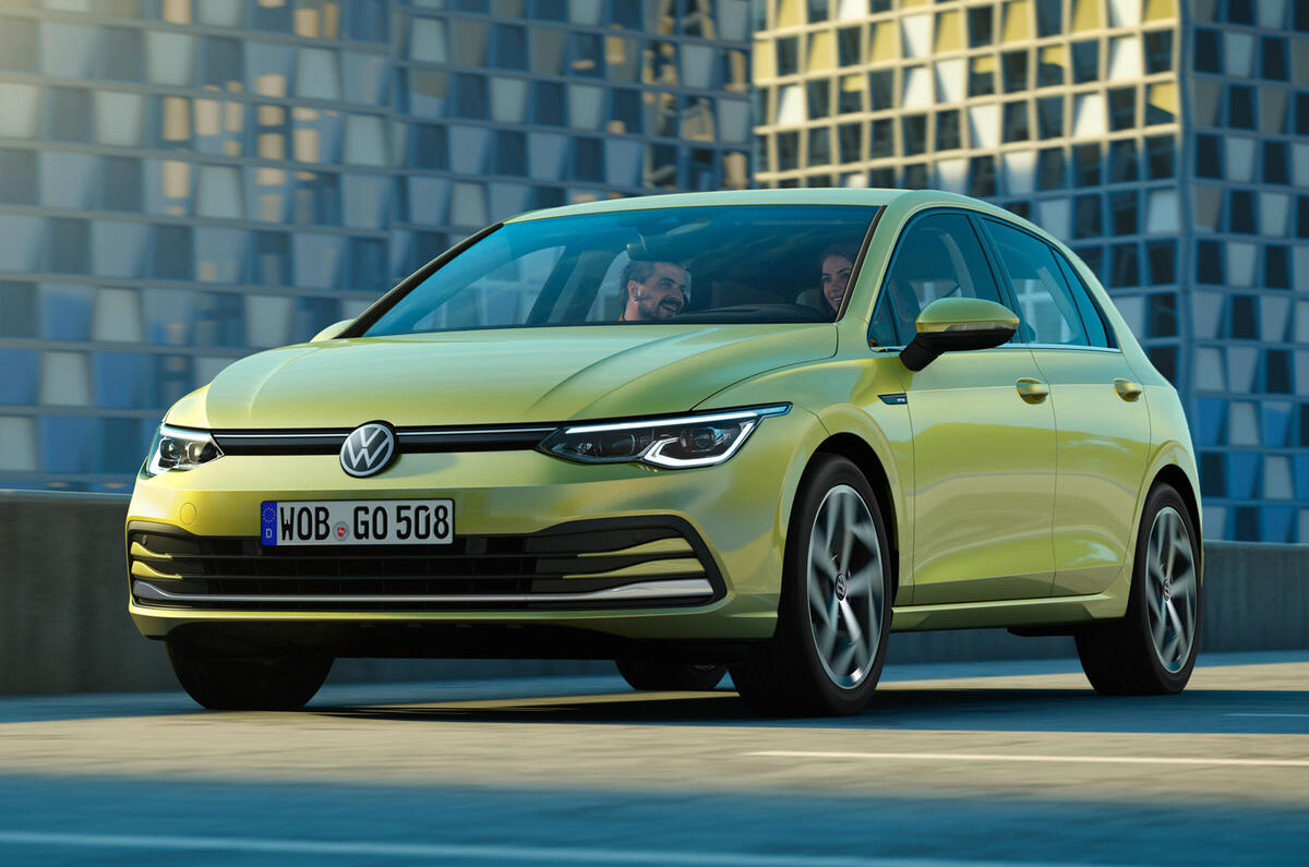 2020 Volkswagen Golf Mk8 official press - hero front