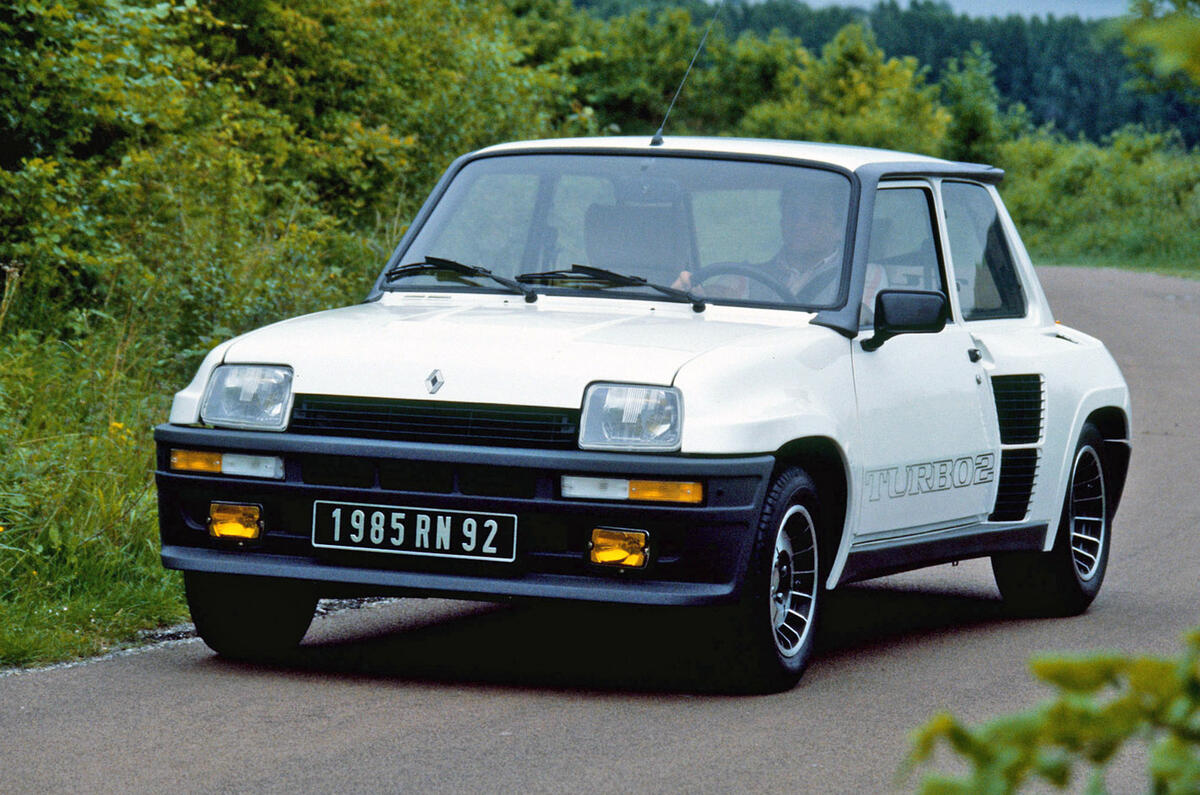 Renault 5 Turbo 2 1980 - tracking front Renault 5 Turbo 2 1980 - tracking front