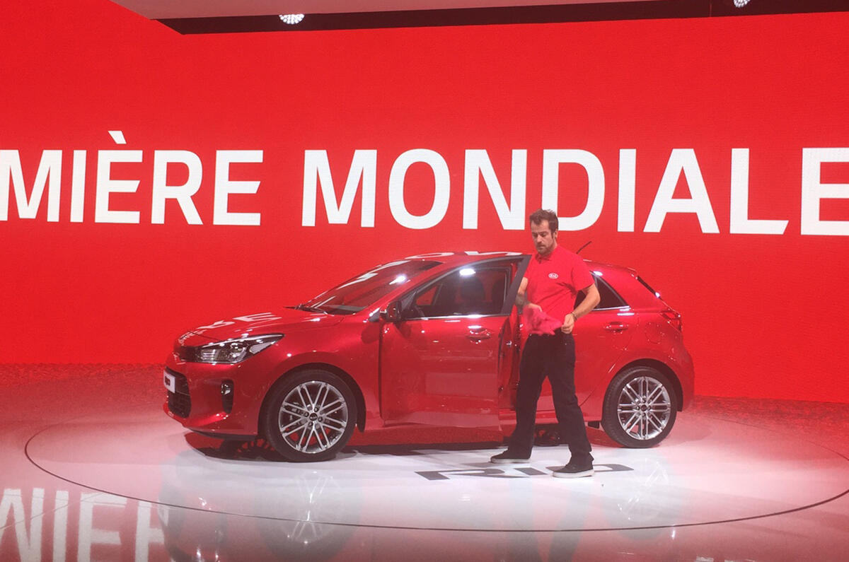 Kia Rio at the Paris motor show 2016 - show report and gallery