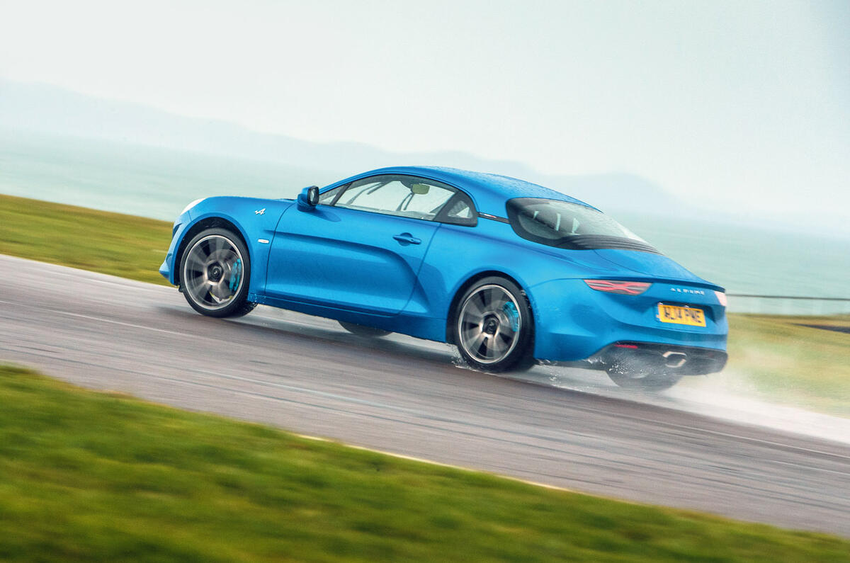 Alpine A110 - tracking side Alpine A110 - tracking side