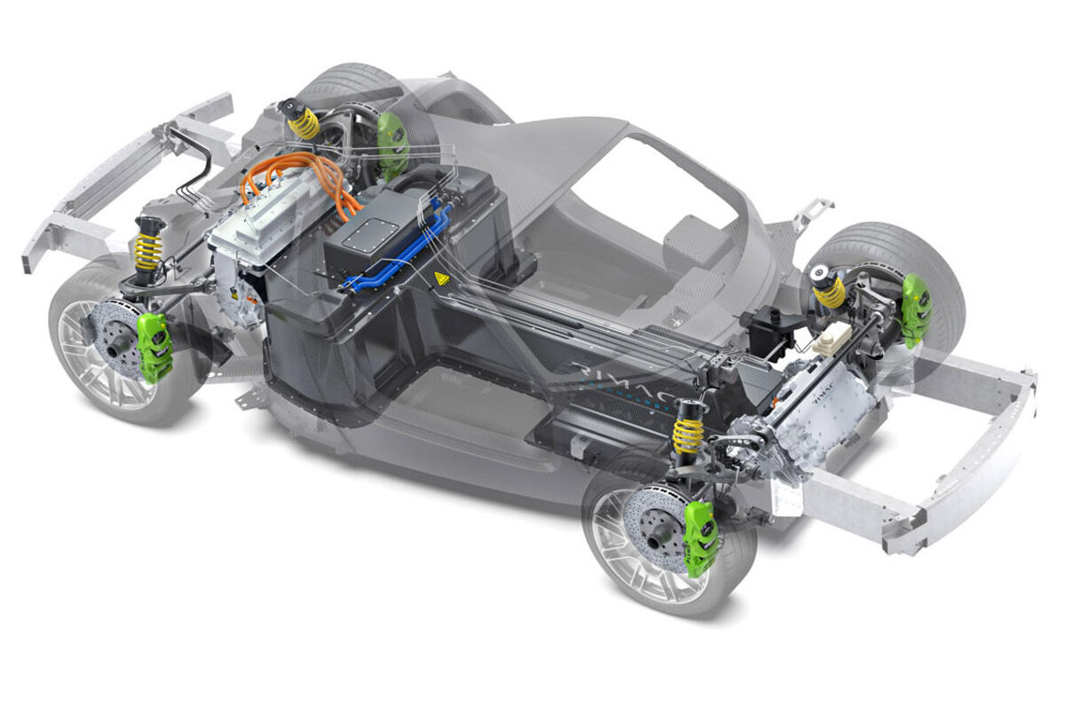 9 rimac nevera front body with chassis and pwt 9 rimac nevera front body with chassis and pwt