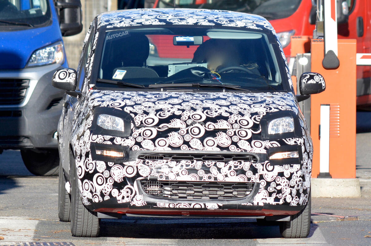 2017 Fiat Panda spy shots