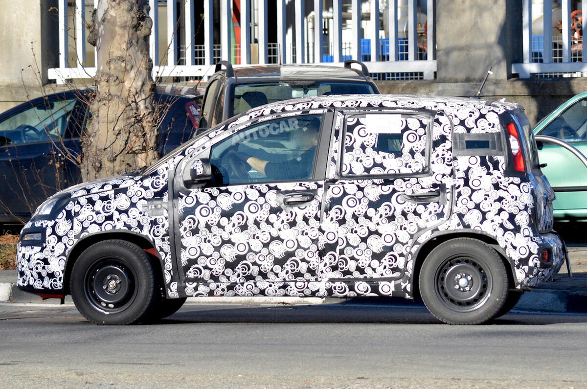 2017 Fiat Panda spy shots