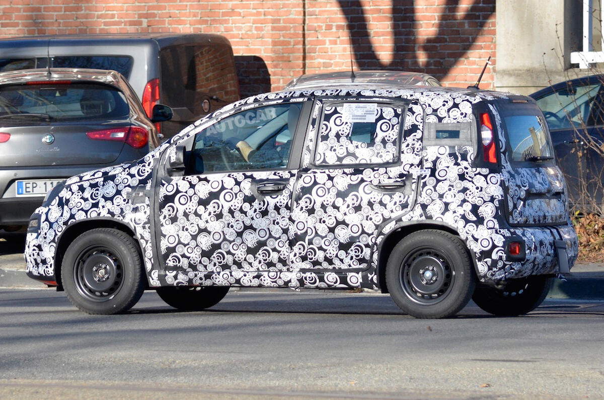 2017 Fiat Panda spy shots