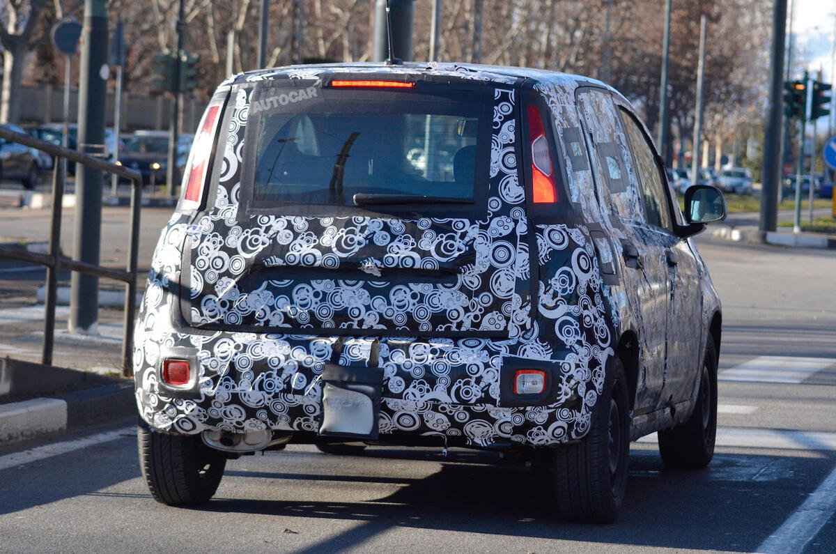 2017 Fiat Panda spy shots